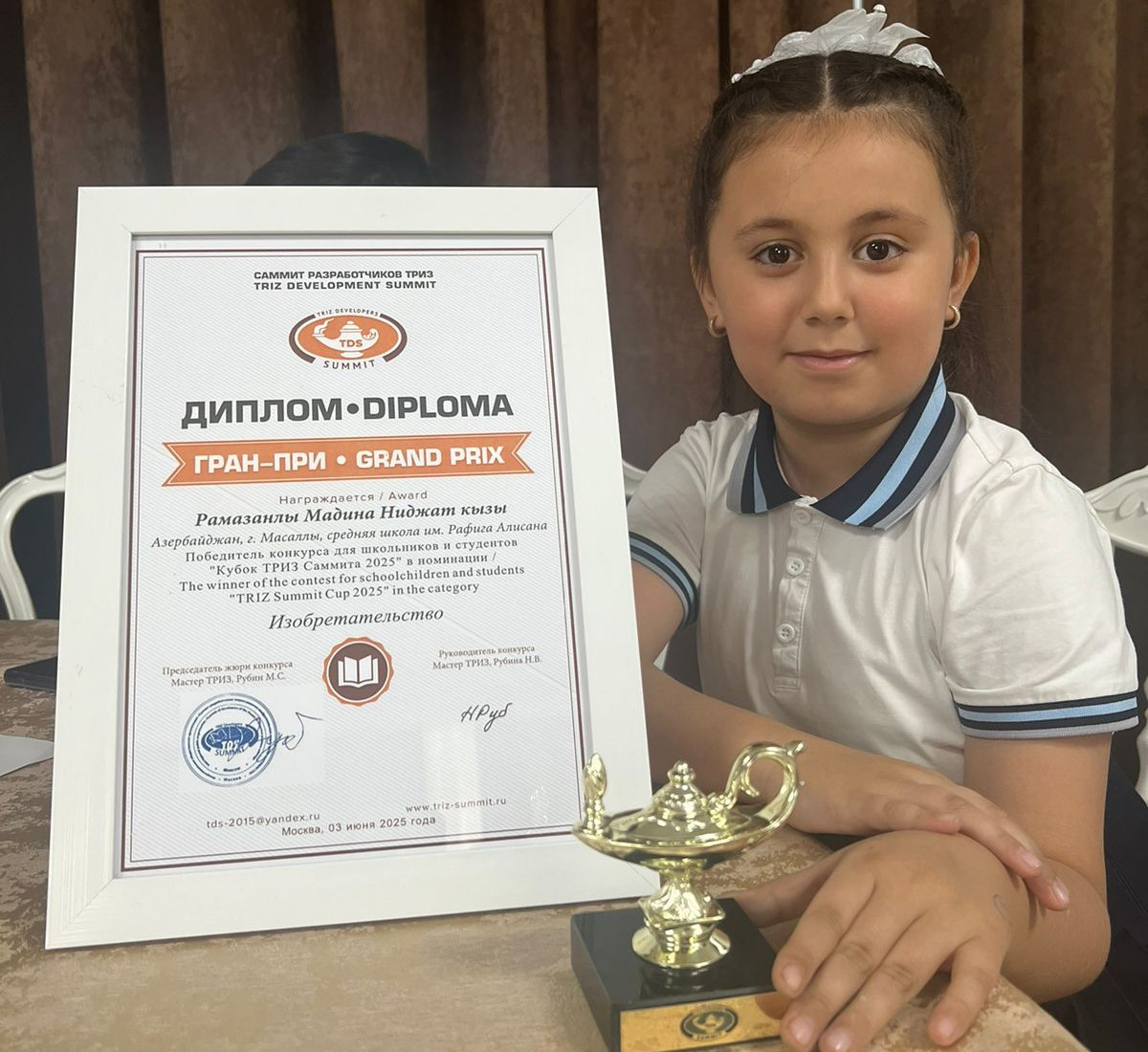 Dörd həftəyə layihə hazırladı, “Qran-pri” aldı