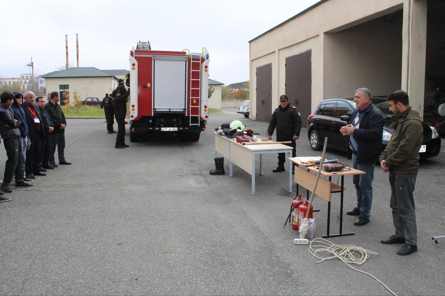 Qəbələ Dövlət Peşə Təhsil Mərkəzində təhlükəsizlik mövzusunda açıq dərs keçirilib