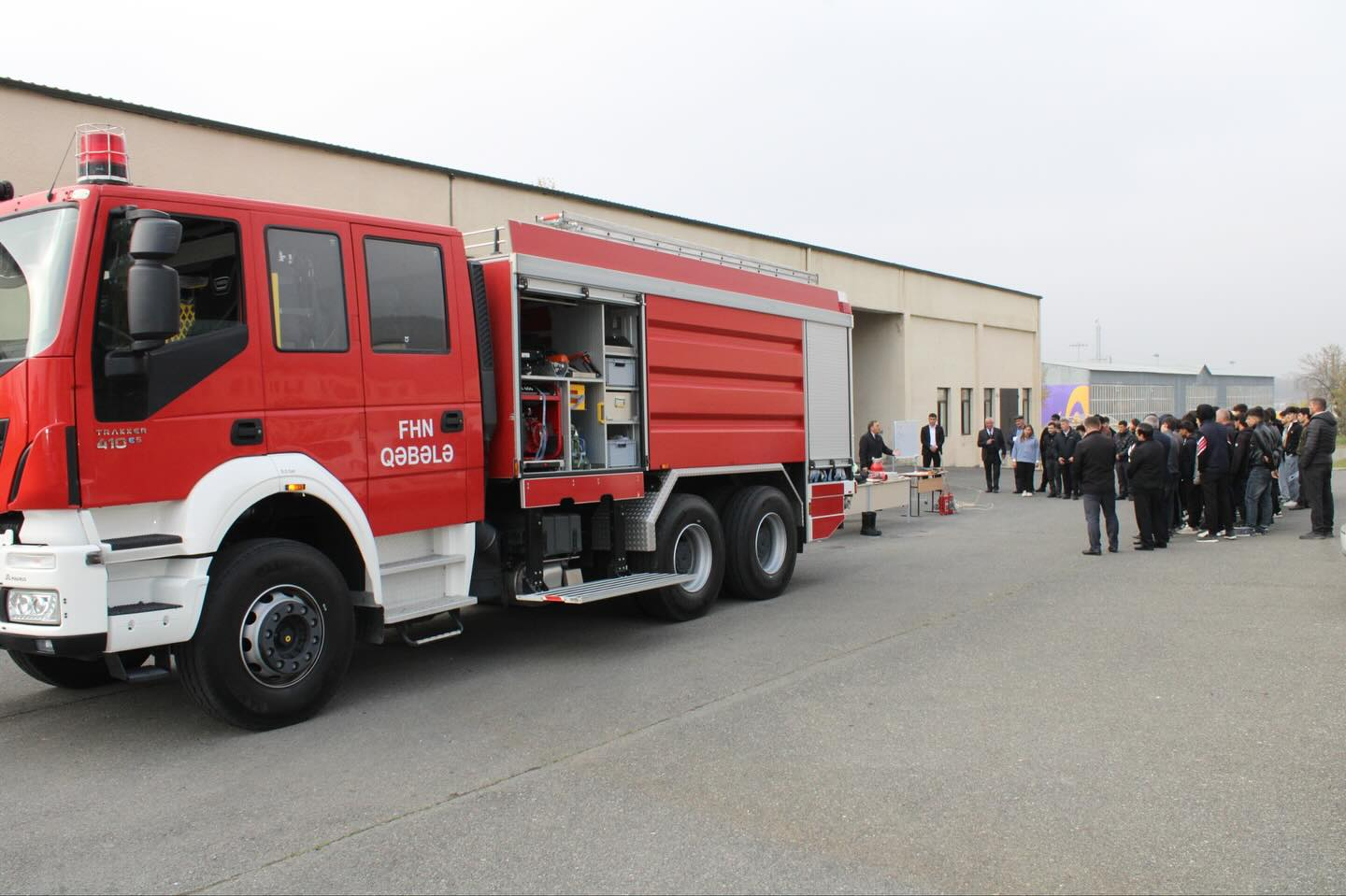 Qəbələ Dövlət Peşə Təhsil Mərkəzində təhlükəsizlik mövzusunda açıq dərs keçirilib