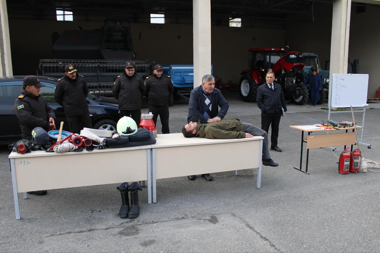 Qəbələ Dövlət Peşə Təhsil Mərkəzində təhlükəsizlik mövzusunda açıq dərs keçirilib