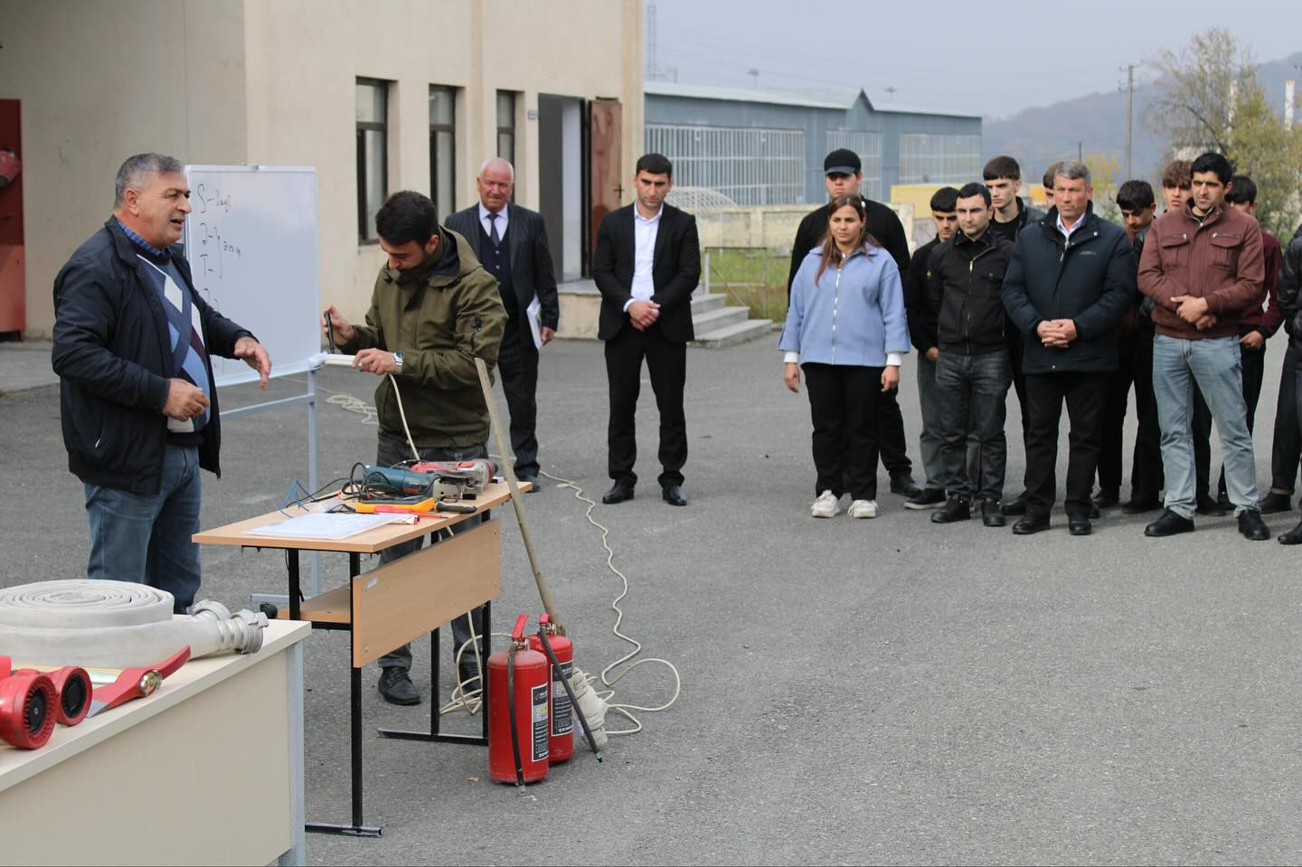 Qəbələ Dövlət Peşə Təhsil Mərkəzində təhlükəsizlik mövzusunda açıq dərs keçirilib