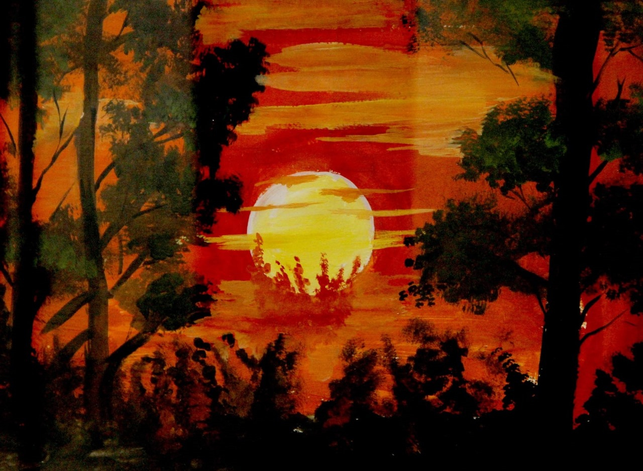 Fırçası ilə nağıllar yaradan