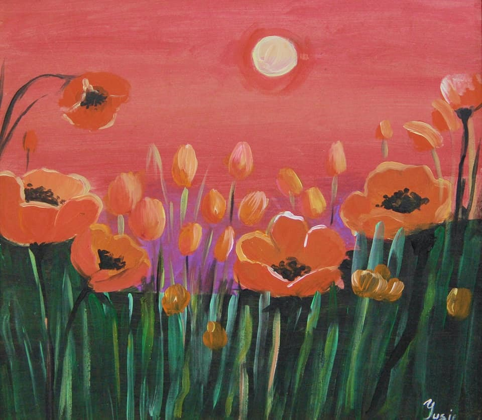 Fırçası ilə nağıllar yaradan