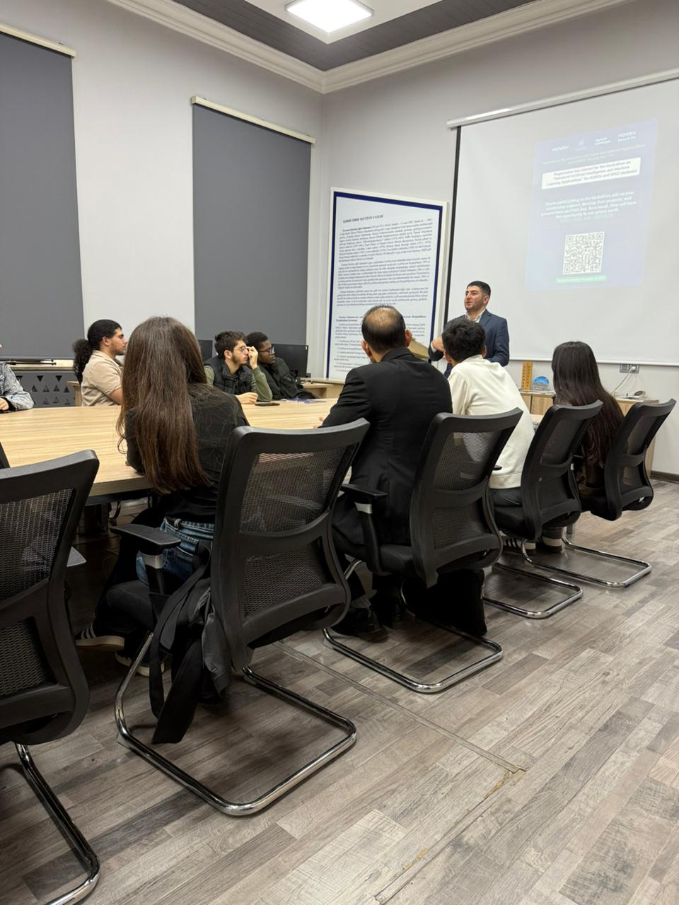 ADNSU-da əcnəbi tələbələr üçün startap və innovasiya mövzusunda təqdimat keçirilib
