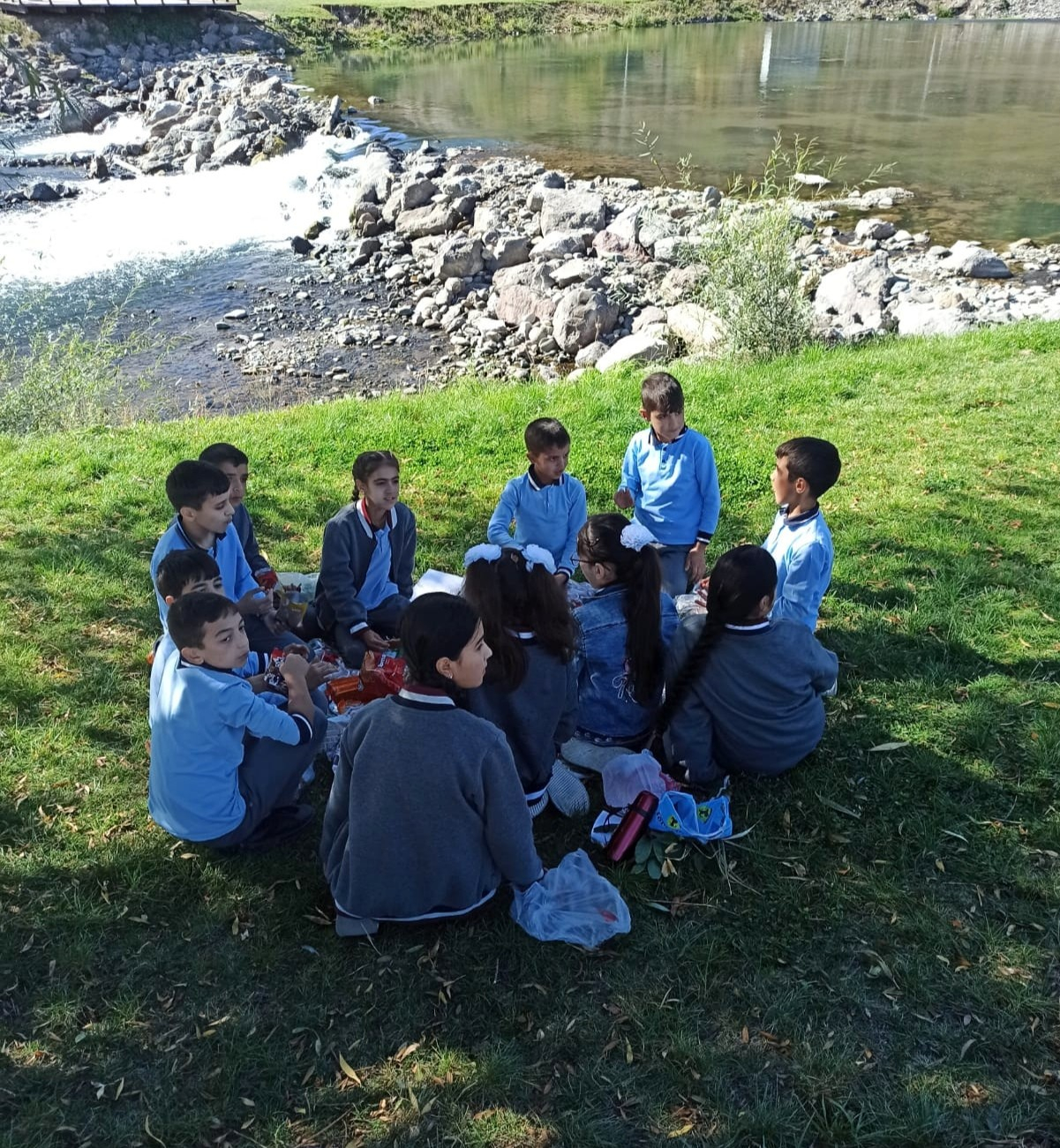 Laçın məktəbliləri payız tətilini birgə keçirirlər