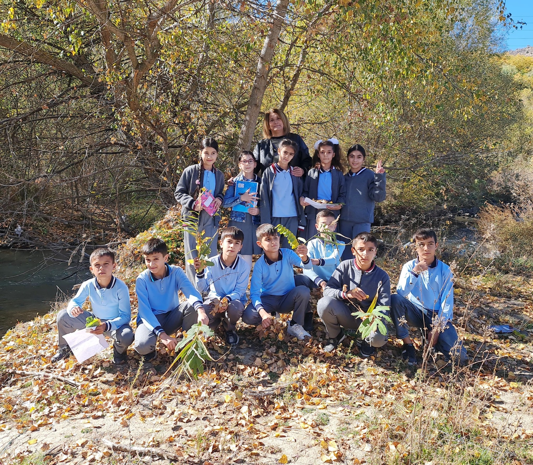 Laçın məktəbliləri payız tətilini birgə keçirirlər