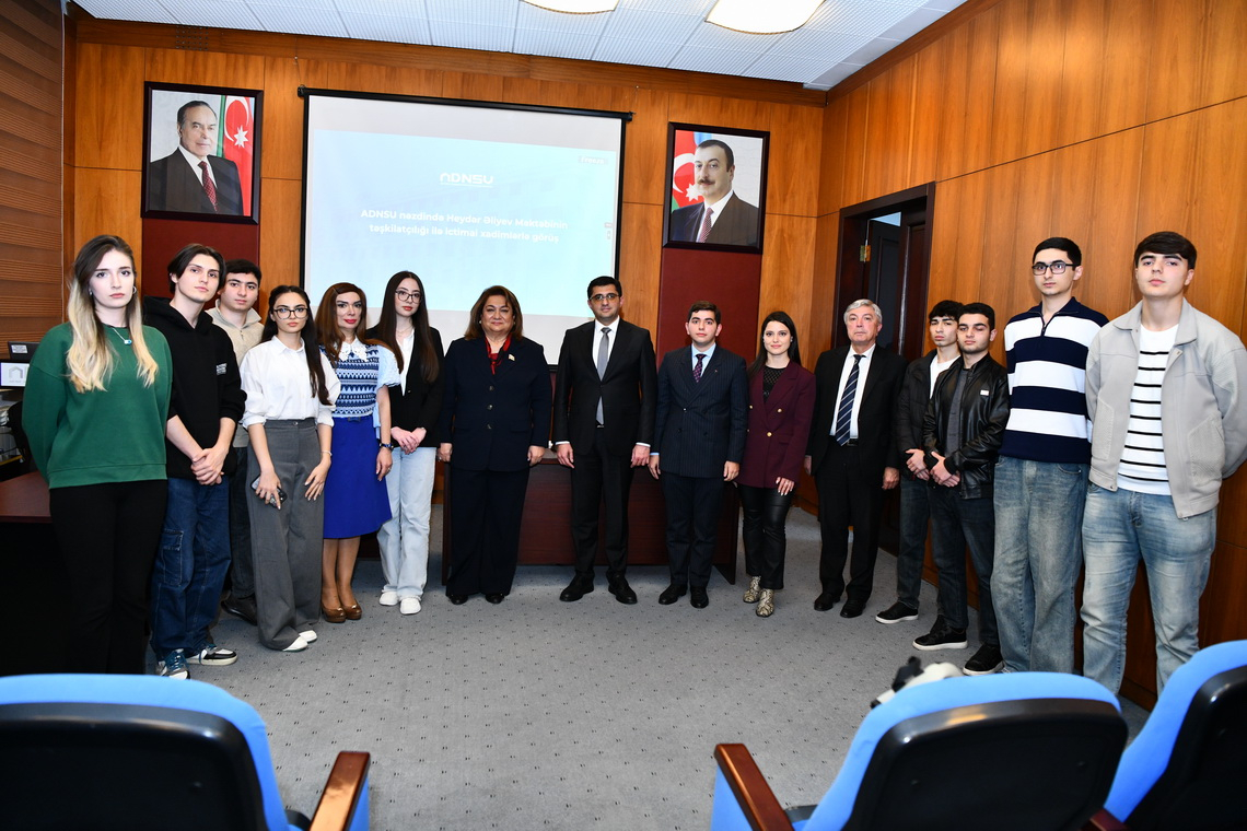 Heydər Əliyev Məktəbi ADNSU-da ictimai xadimləri bir araya gətirir