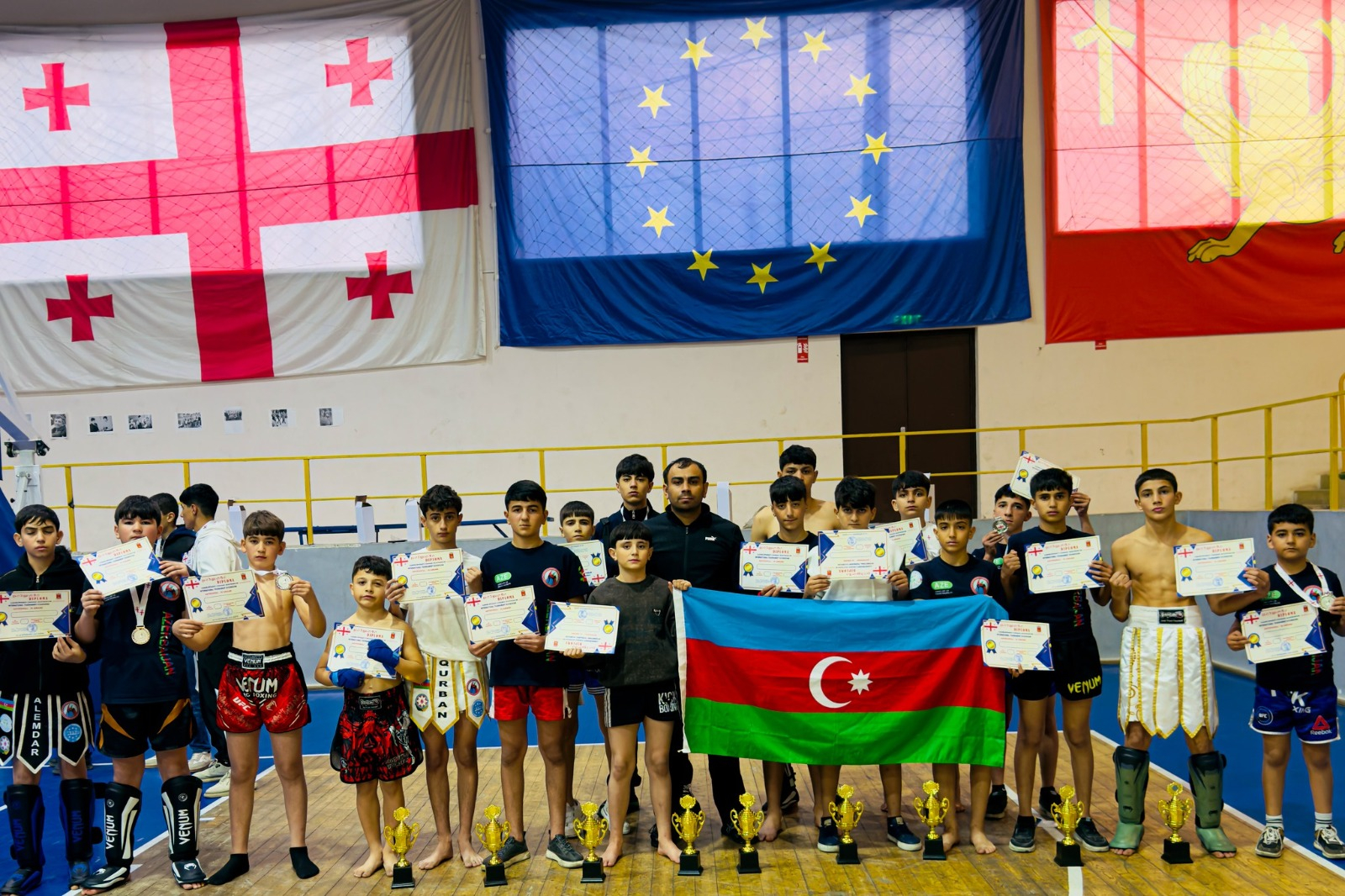 Naxçıvanın 9 kikbokçusu beynəlxalq turnirin birincisi olub