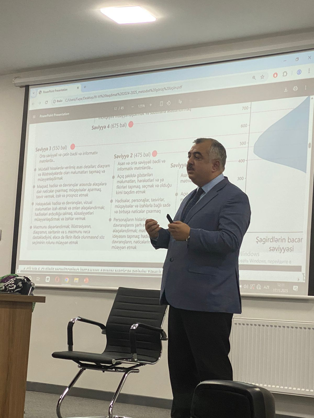 Paytaxtda çalışan metodistlərlə görüş keçirilib