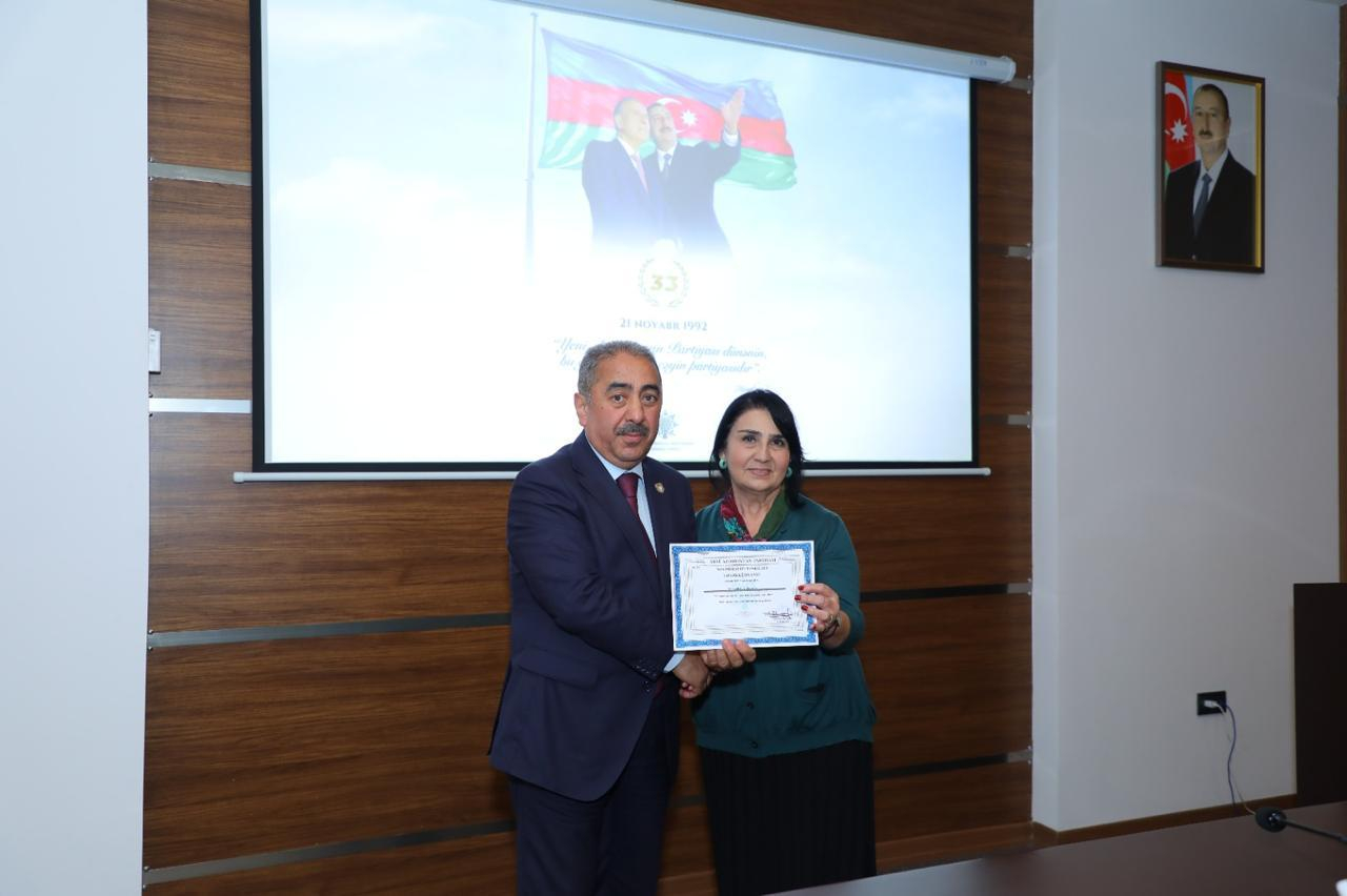 BSU-da YAP-ın 33-cü ildönümünə həsr olunan tədbir keçirilib