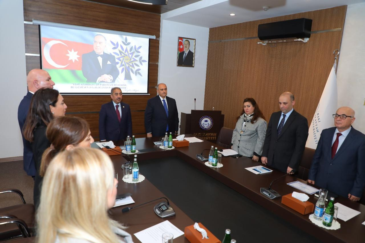 BSU-da YAP-ın 33-cü ildönümünə həsr olunan tədbir keçirilib