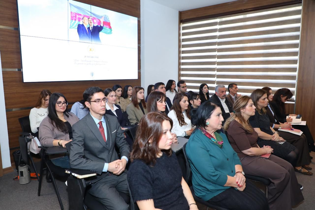 BSU-da YAP-ın 33-cü ildönümünə həsr olunan tədbir keçirilib