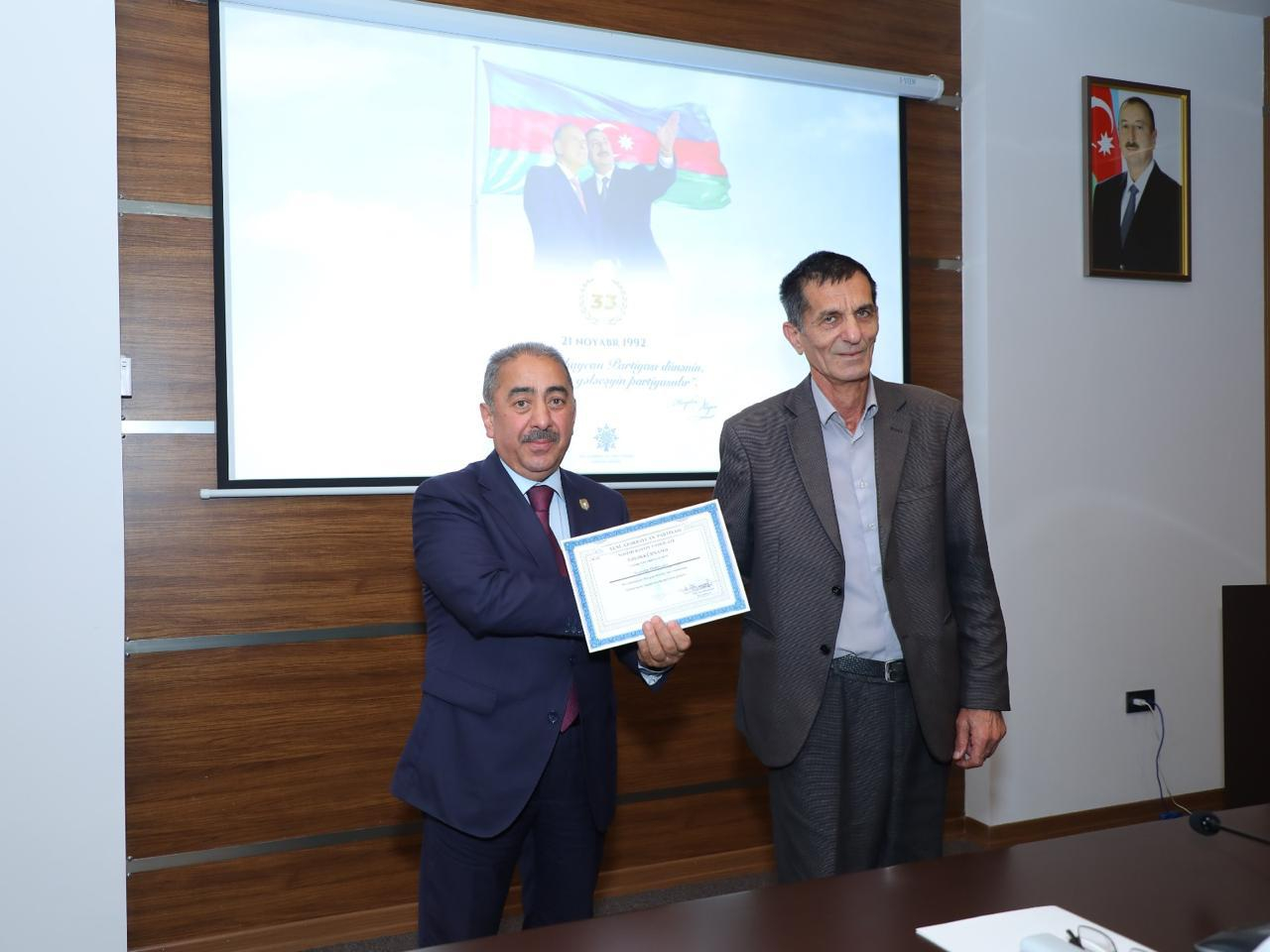 BSU-da YAP-ın 33-cü ildönümünə həsr olunan tədbir keçirilib