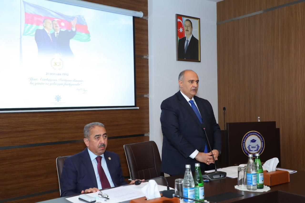 BSU-da YAP-ın 33-cü ildönümünə həsr olunan tədbir keçirilib