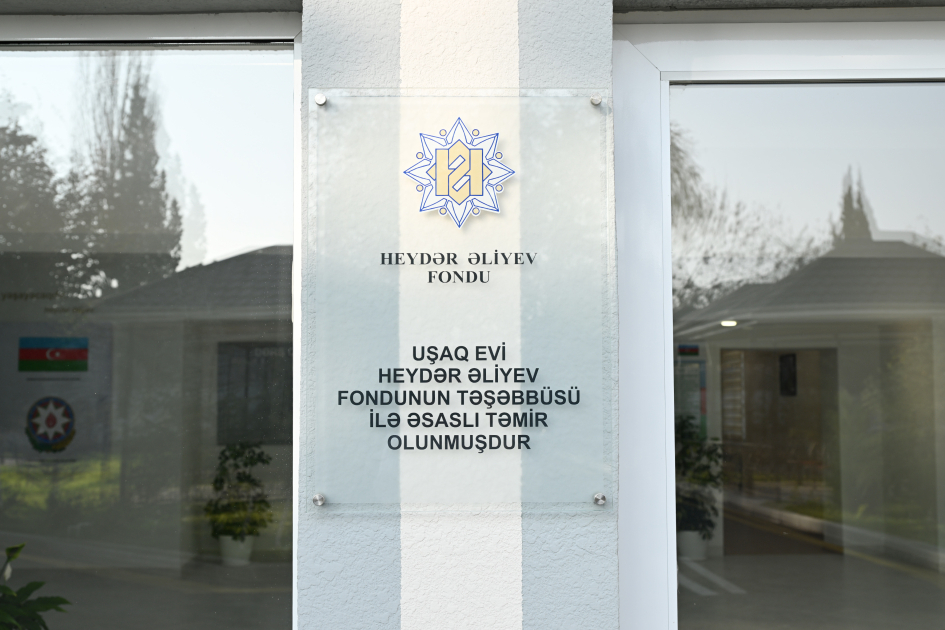 Heydər Əliyev Fondu Lənkəranda uşaq evini əsaslı yenidənqurmadan sonra istifadəyə verib