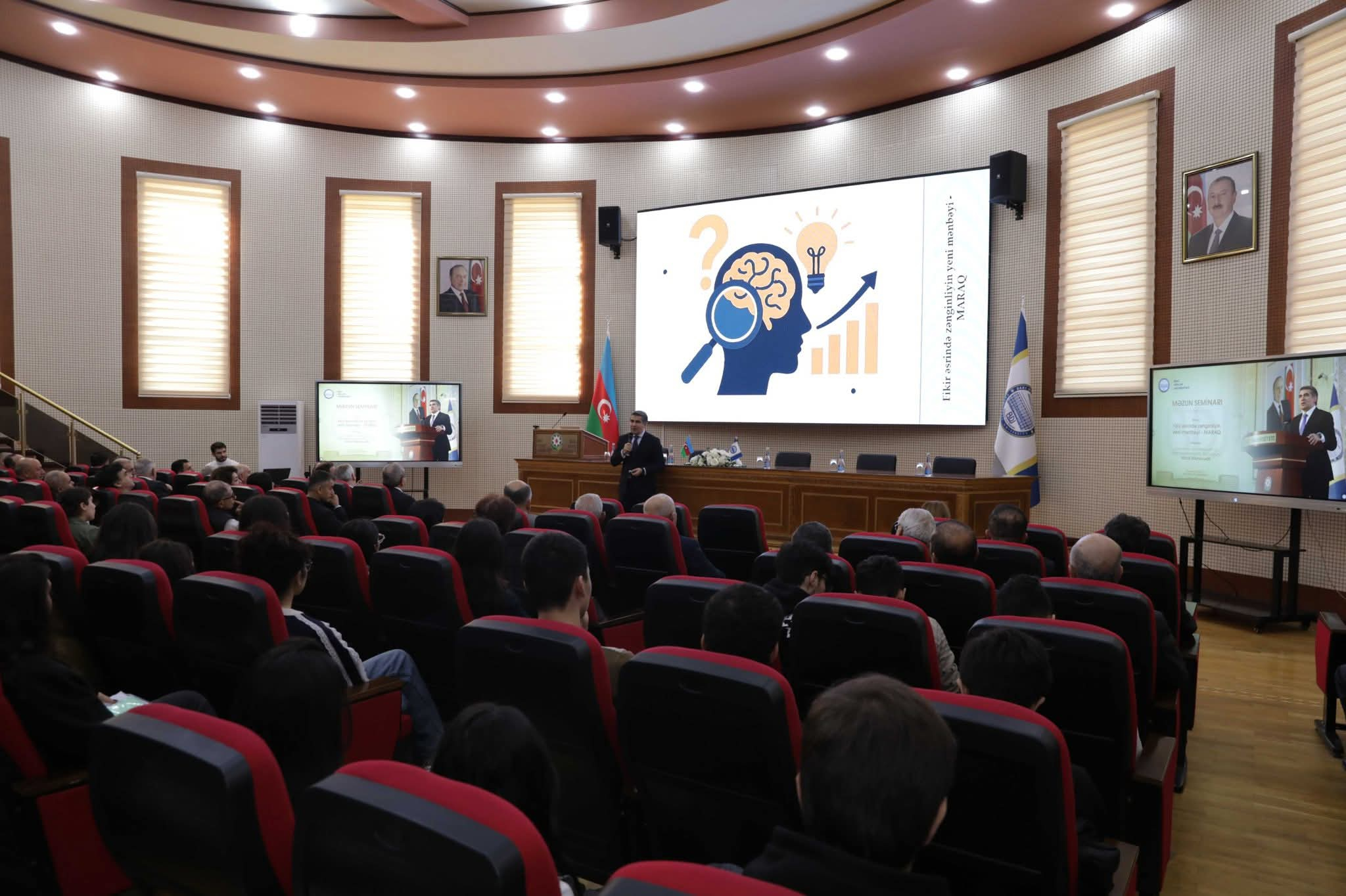 Elm və təhsil nazirinin müşaviri Nicat Məmmədli BDU-da “Məzun seminarı” keçirib