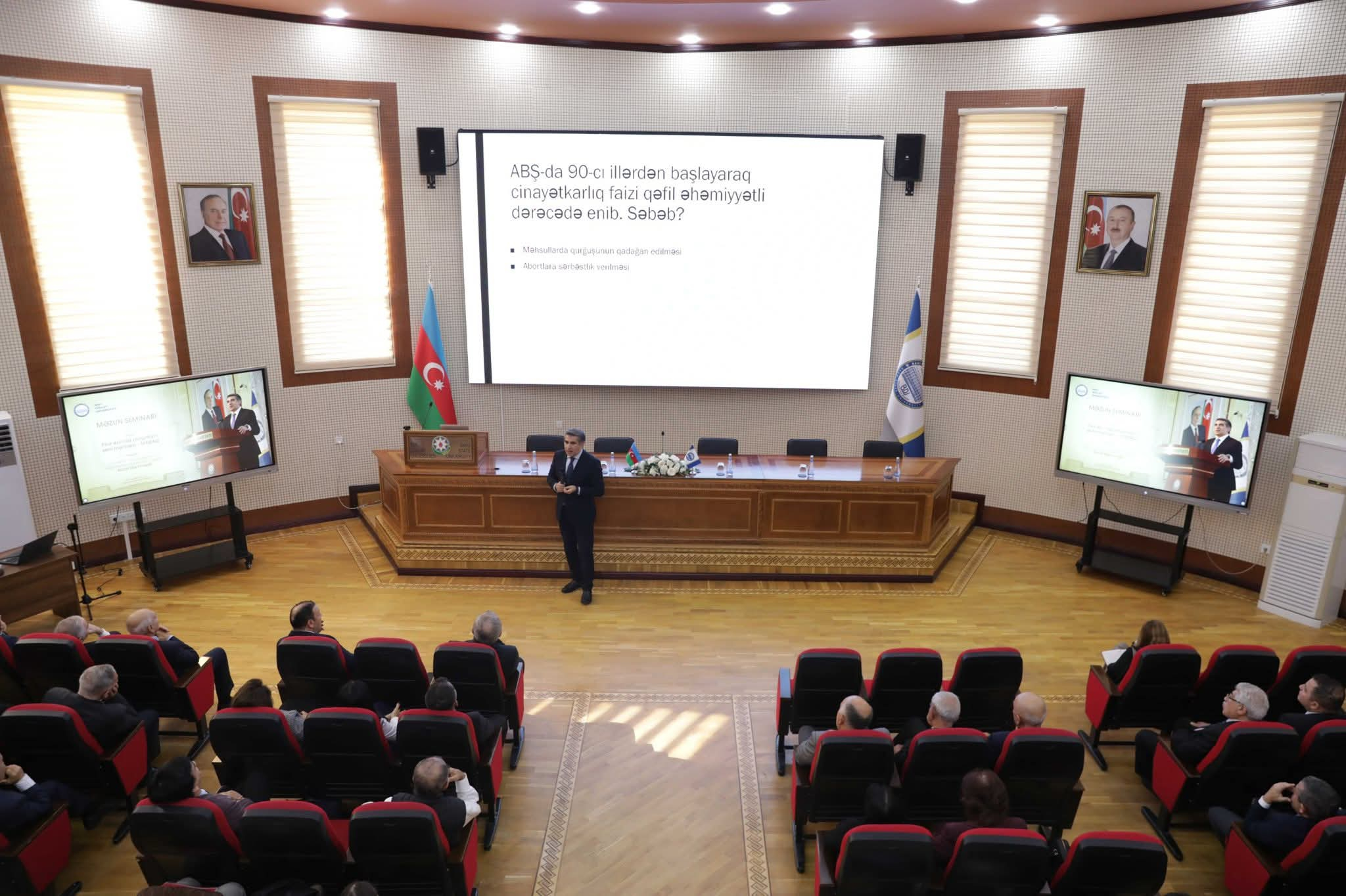 Elm və təhsil nazirinin müşaviri Nicat Məmmədli BDU-da “Məzun seminarı” keçirib