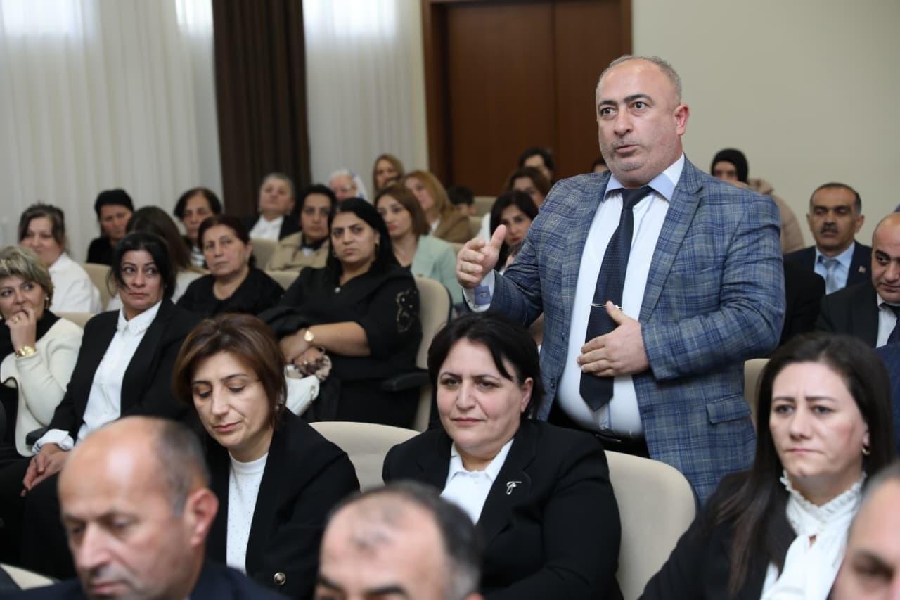 Nazir müavini Lənkəranda təhsil müəssisələrində olub