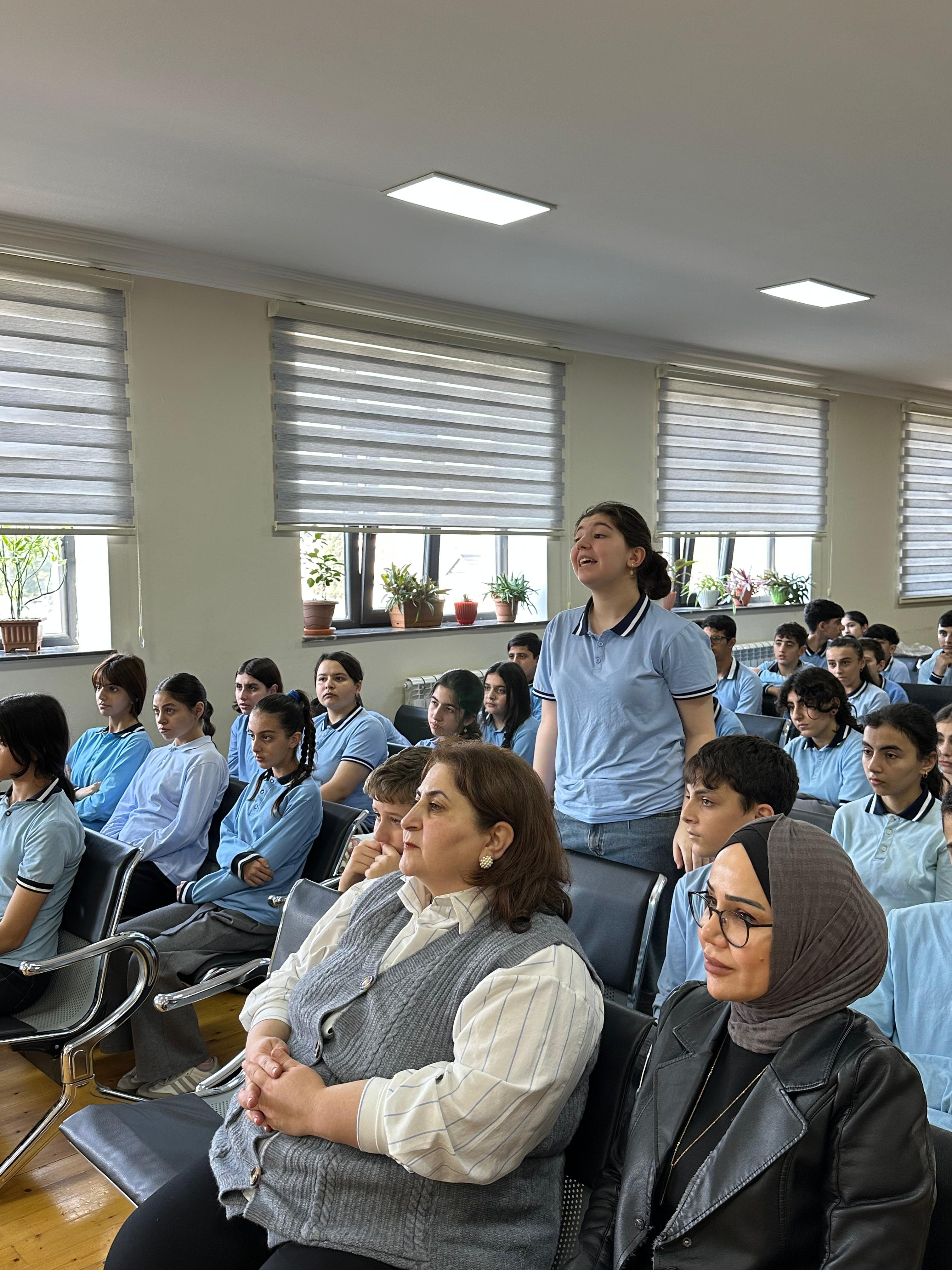 Gəncə-Daşkəsən və Lənkəran-Astara regionlarında  “Məktəblinin hüquq bələdçisi” layihəsi reallaşdırılıb