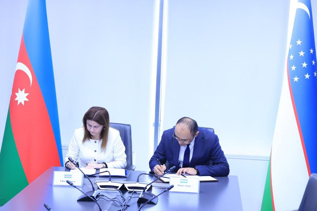 Nazir Özbəkistanın ali təhsil, elm və innovasiyalar nazirinin birinci müavini ilə görüşüb