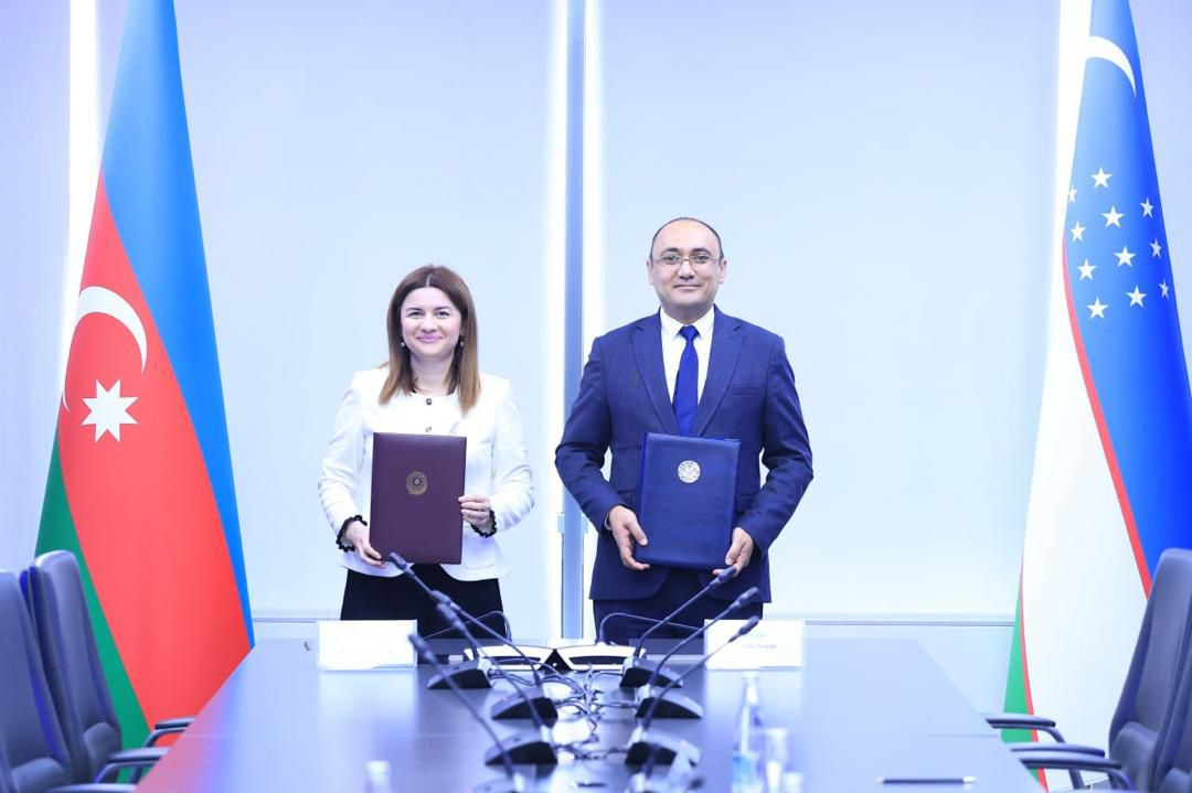 Nazir Özbəkistanın ali təhsil, elm və innovasiyalar nazirinin birinci müavini ilə görüşüb