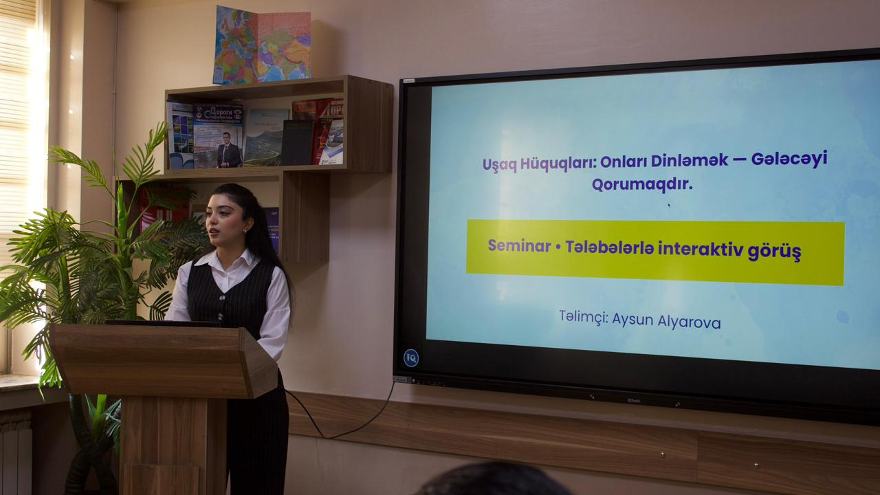 AzMİU-da uşaq hüquqları və insan davranışları mövzularında tədbirlər keçirilib