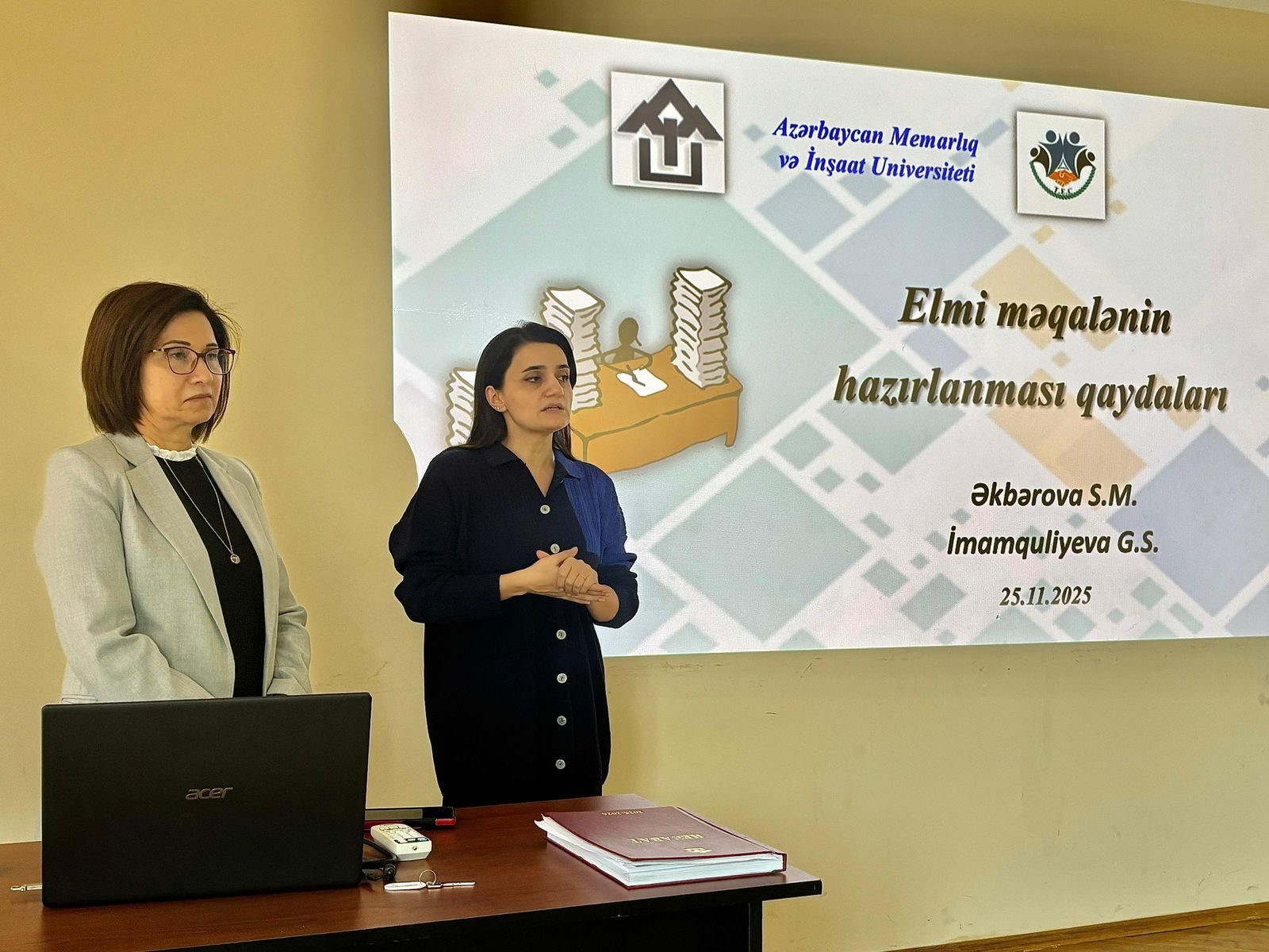 AzMİU-da “Elmi məqalələrin hazırlanması qaydaları” mövzusunda seminar keçirilib