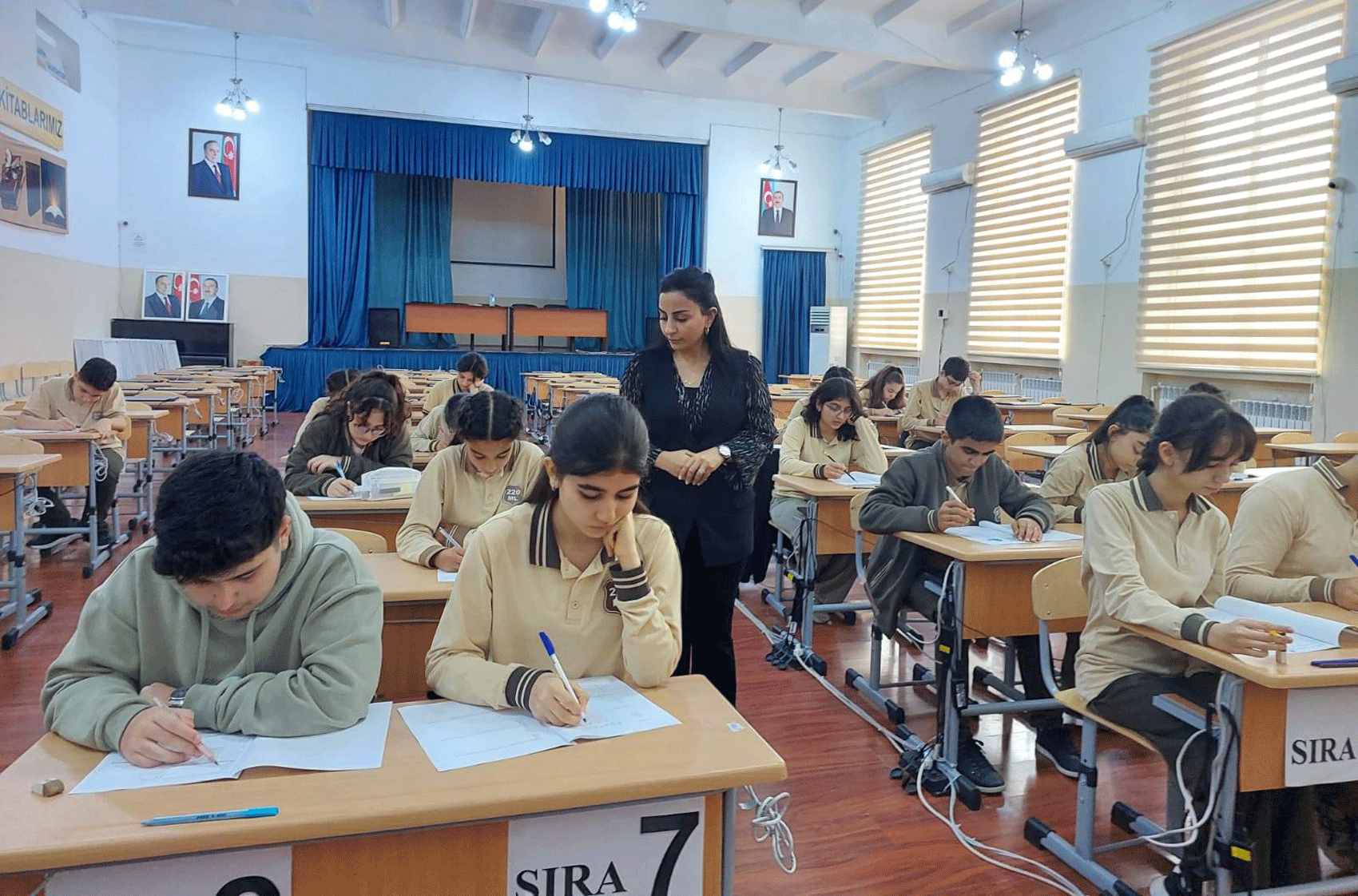 Respublika fənn olimpiadalarının məktəb mərhələsi keçirilib