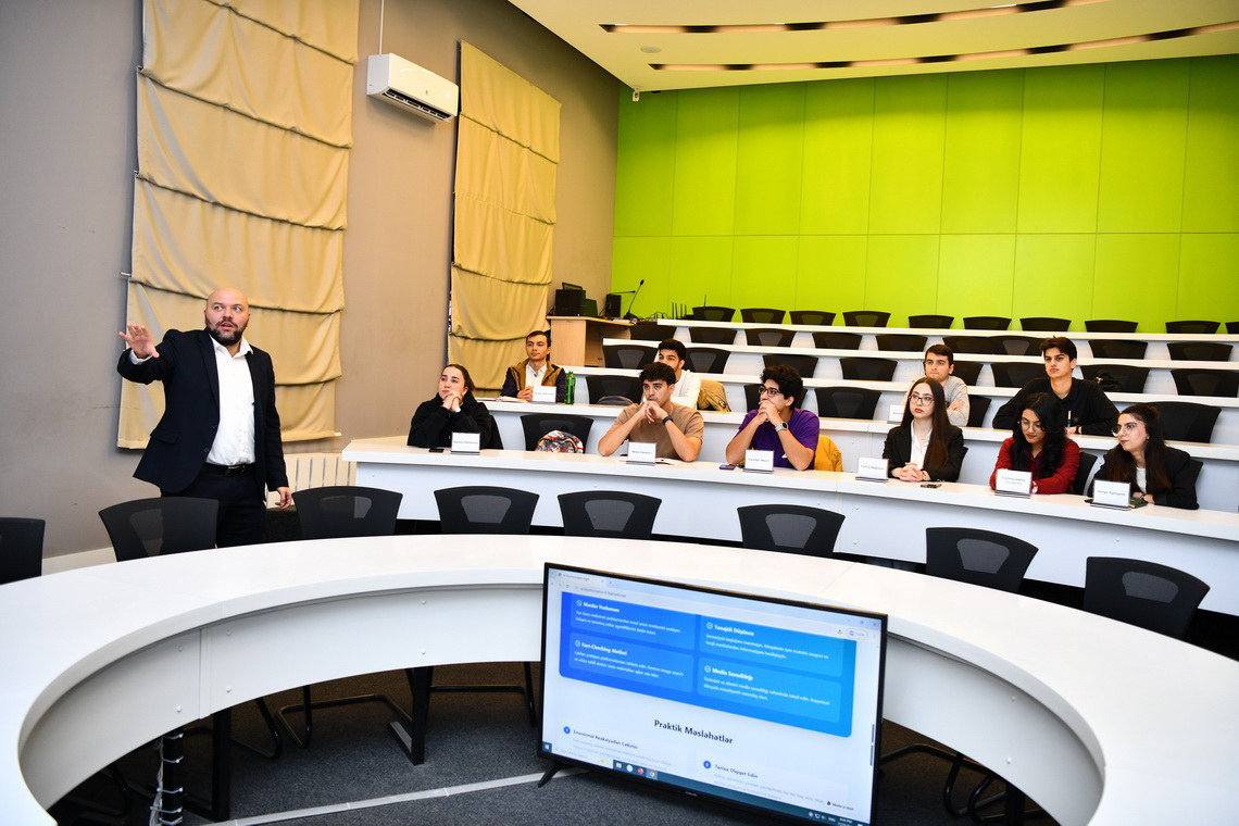 ADNSU-da “Süni intellekt dövründə dezinformasiya və feyk xəbərlərlə mübarizə” təlimi keçirilib