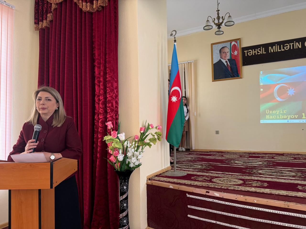 Ü.Hacıbəylinin 140 illik yubileyinə həsr olunmuş tədbir keçirilib