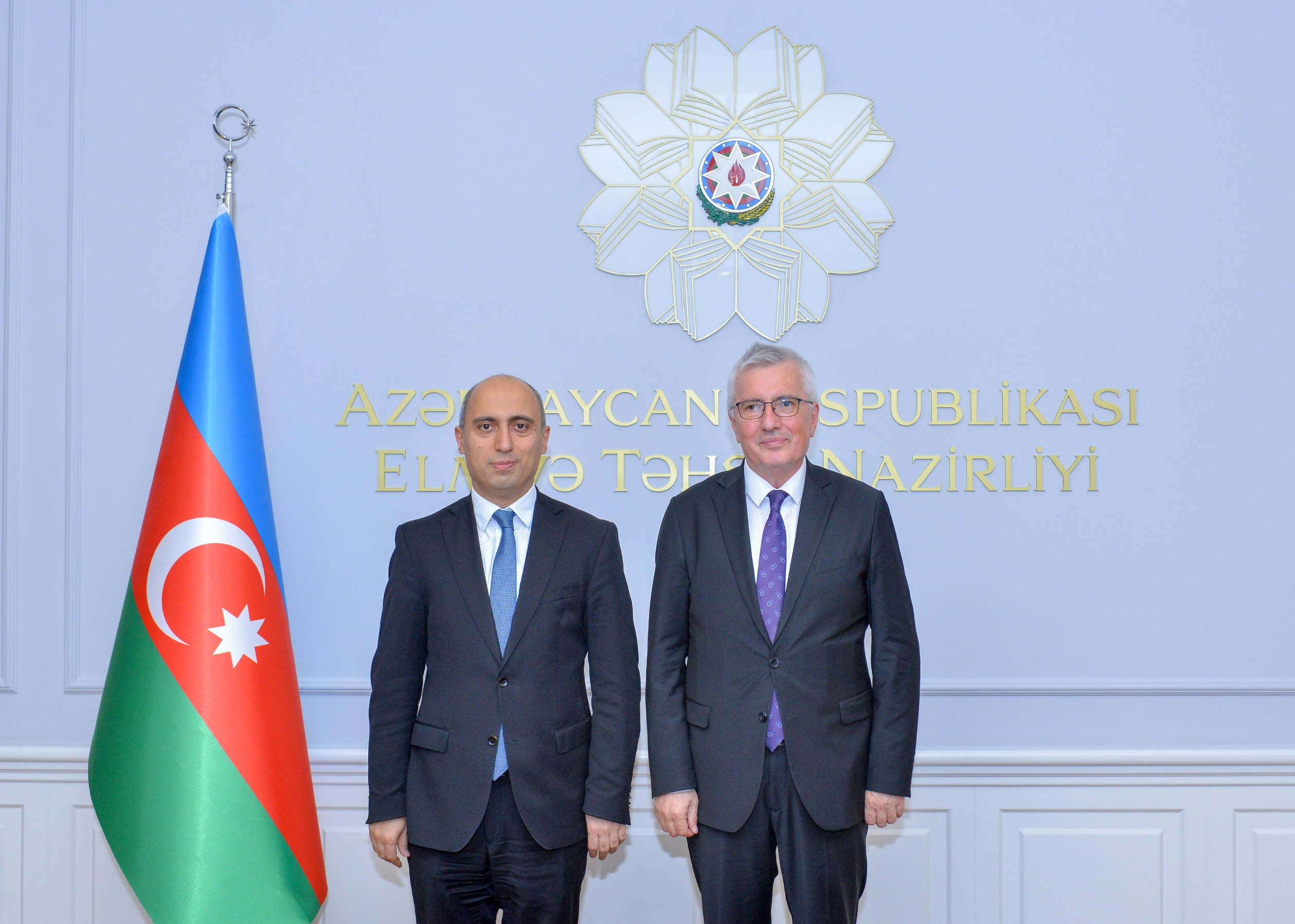 Nazir Türkiyənin Ali Təhsildə Keyfiyyət Təminatı Şurasının sədri ilə görüşüb