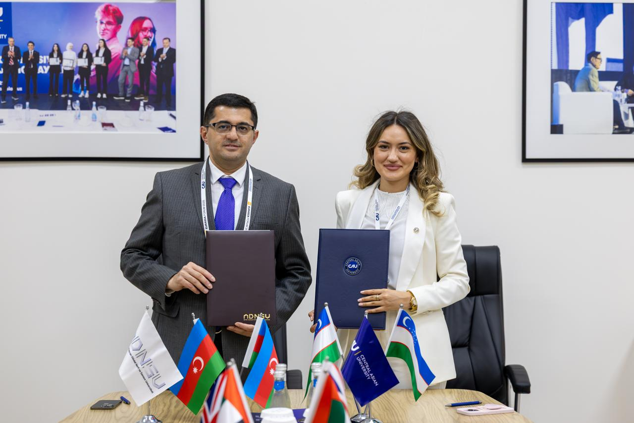 ADNSU ilə Mərkəzi Asiya Universiteti arasında Anlaşma Memorandumu imzalanıb