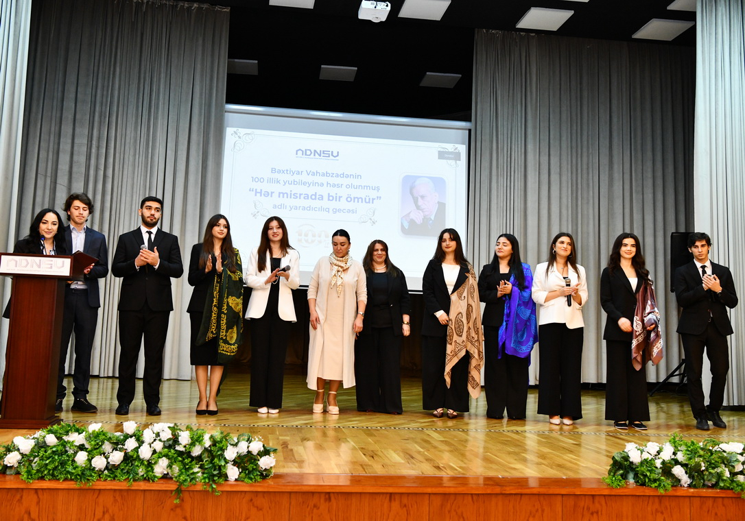 ADNSU-da Bəxtiyar Vahabzadənin 100 illiyinə həsr olunmuş tədbir keçirilib