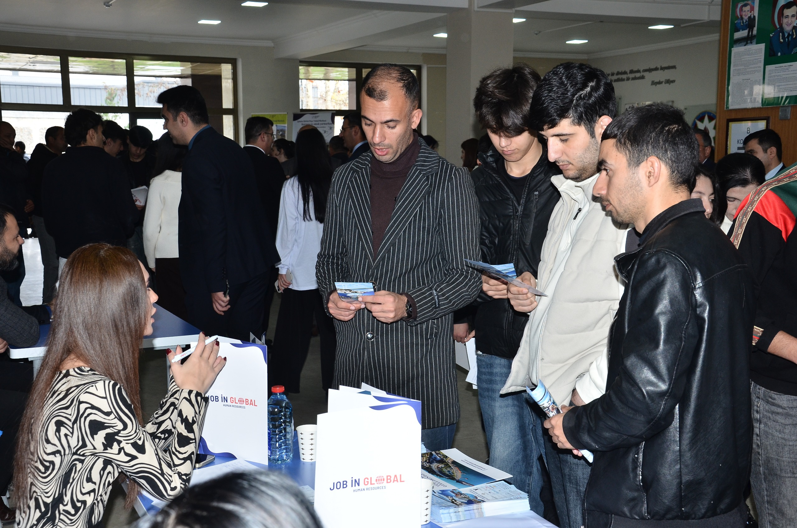 Qəbələ Dövlət Peşə Təhsil Mərkəzində əmək yarmarkası keçirilib