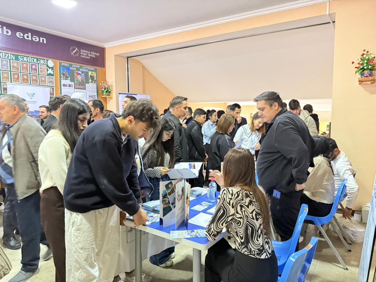 Qəbələ Dövlət Peşə Təhsil Mərkəzində əmək yarmarkası keçirilib