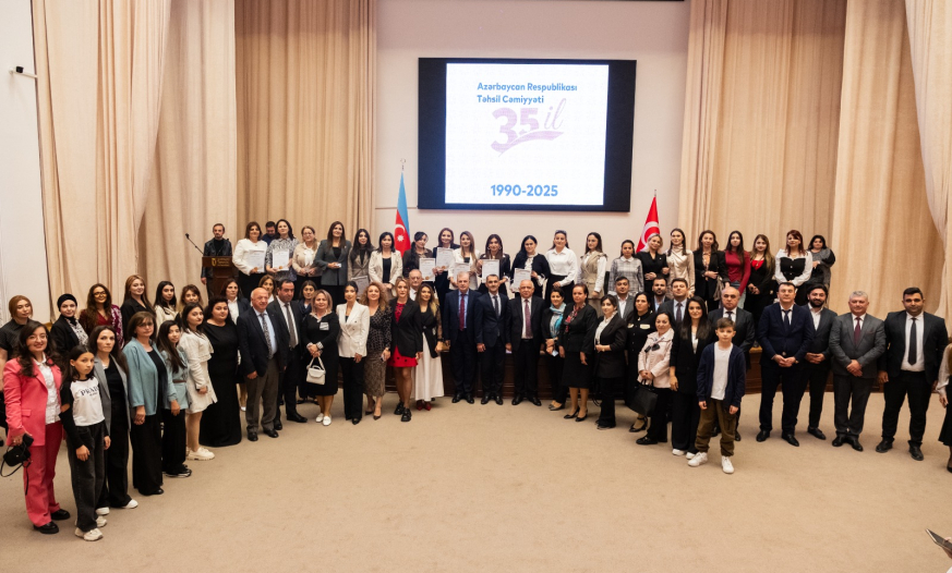 Azərbaycan Respublikası Təhsil Cəmiyyətinin 35 illik yubiley tədbiri keçirilib