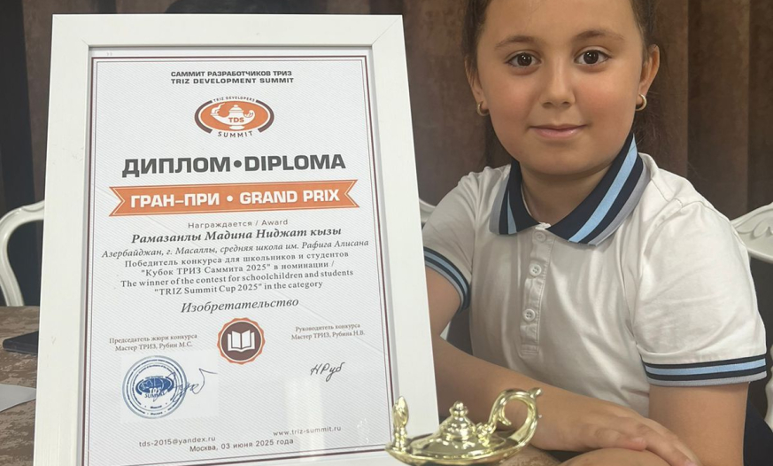 Dörd həftəyə layihə hazırladı, “Gran prix” aldı