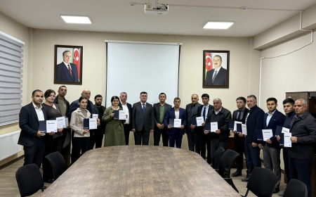 Peşə təhsilverənləri üçün ixtisasartırma təlimləri yekunlaşıb