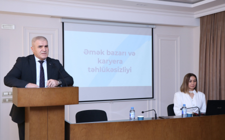 AzMİU-da “Əmək bazarı üçün XXI əsr bacarıqları” mövzusunda təlim keçirilib 