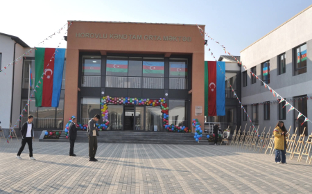 Cəbrayıl rayonu Horovlu kənd tam orta ümumtəhsil məktəbi fəaliyyətə başlayıb 