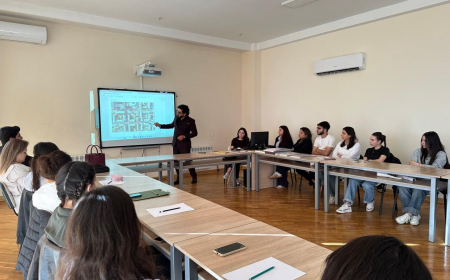 AzMİU-da azmərtəbəli binalar üzrə master-klas keçilib 