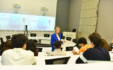 ADNSU-da “Nitq mədəniyyəti və diksiya” mövzusunda təlim keçirilib