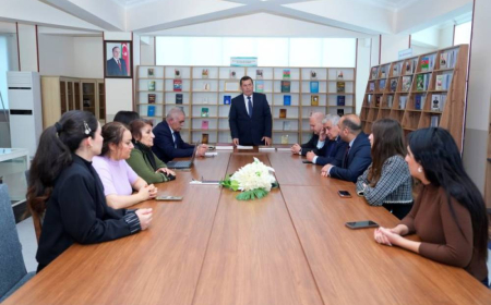 NDU-da Yusif Məmmədəliyevin 120 illiyinə həsr olunmuş "dəyirmi masa" keçirilib 