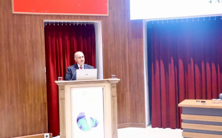 BSU-nun rektoru Tekirdağ Namiq Kamal Universitetində çıxış edib 