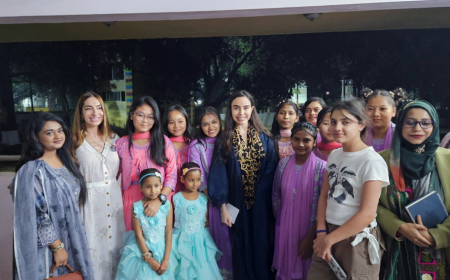 Leyla Əliyeva və Arzu Əliyeva Dəkkədə uşaq evini ziyarət ediblər 