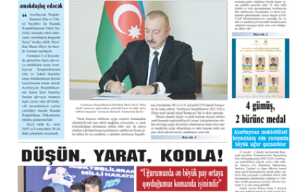 6 dekabr 2025-ci il, №46 (9152)