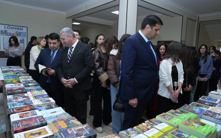 Naxçıvan Dövlət Universitetində kitab sərgisi keçirilib 