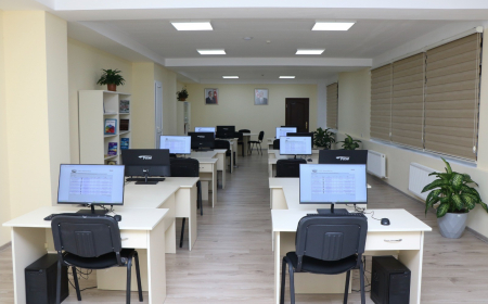 AzMİU-da elektron kitabxananın yeni oxu zalı istifadəyə verilib 