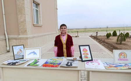 “Anam üçün çəkdiyim rəsmi daha çox sevirəm” - 12 yaşlı rəssam
