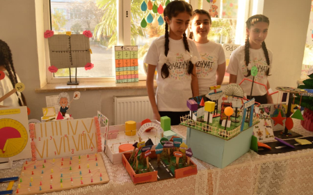 Rəqəmlərlə qurulan dünya: Yevlaxda riyaziyyat sərgisi 